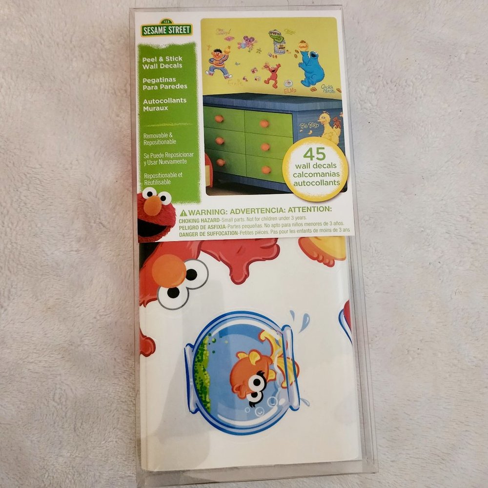 Sesame street wall decals